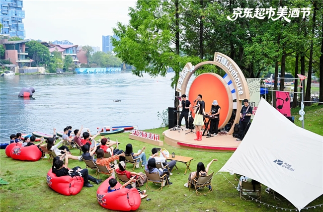 京东超市水上酒鬼集市收官,创新互动打造消费新体验